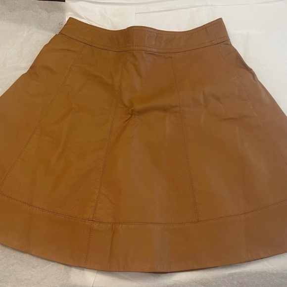 NWT! Bebe Leather Cirlce Flared Skirt 6 - Picture 12 of 12